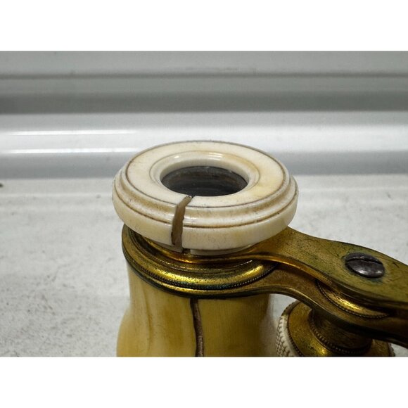 Antique Theater Opera Glasses Binoculars With Carrying Case - Picture 9 of 16